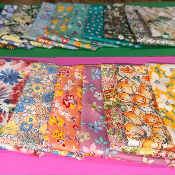 Floral Patterned Fabric Set - Picture 7 of 10